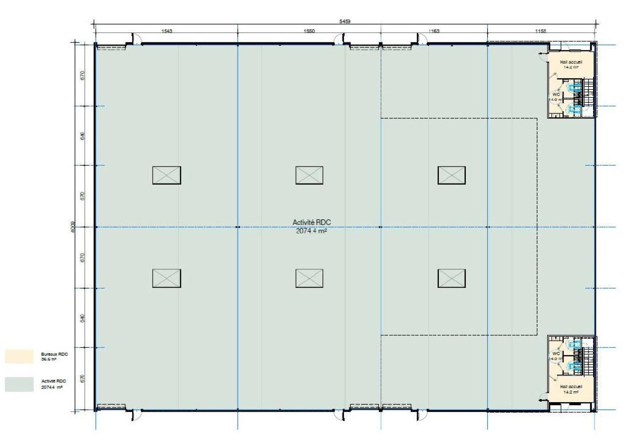 Local d'activité Pessac 2616m² Vente local d'activité Pessac Gironde OVACT2529779 1